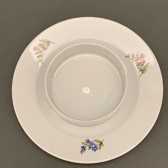 Henneberg Porzellan 1977 Covered Cheese Butter Dish German Democratic Republic - Picture 3 of 7